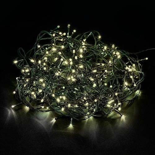 Goedkope kerstboomverlichting extra warm wit 240 LED 18 meter