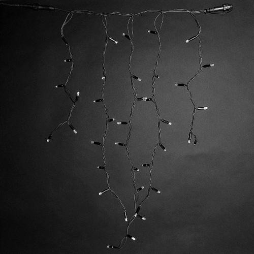 10 meter ijspegel kerstverlichting LED 10 x 0.5 meter warm wit