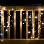 10 meter ijspegel kerstverlichting LED 10 x 0.5 meter warm wit