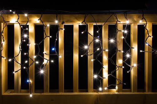 10 meter ijspegel kerstverlichting LED 10 x 0.5 meter warm wit 1 10 meter ijspegel kerstverlichting LED 10 x 0.5 meter warm wit