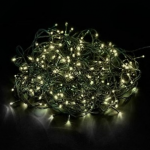 Kerstverlichting 200 LED warm wit 20 meter met 8 lichtstanden