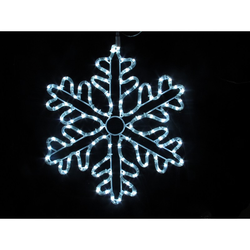 LED kerstverlichting witte sneeuwvlokken waterdicht 1 LED kerstverlichting witte sneeuwvlokken waterdicht