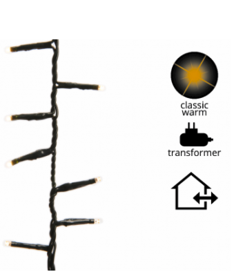 Kluster kerstverlichting met App - 1000 LED - warm wit
