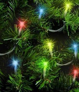 LED kerstverlichting 40 LED's multicolor - op batterij 7 multi color