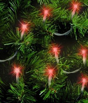 LED kerstverlichting 40 LED's rood - op batterij 6 rood