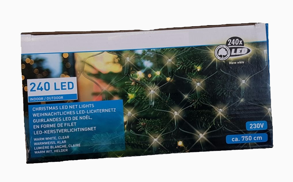 Kerstverlichting Net 240 LED 2.5M x 1.0M