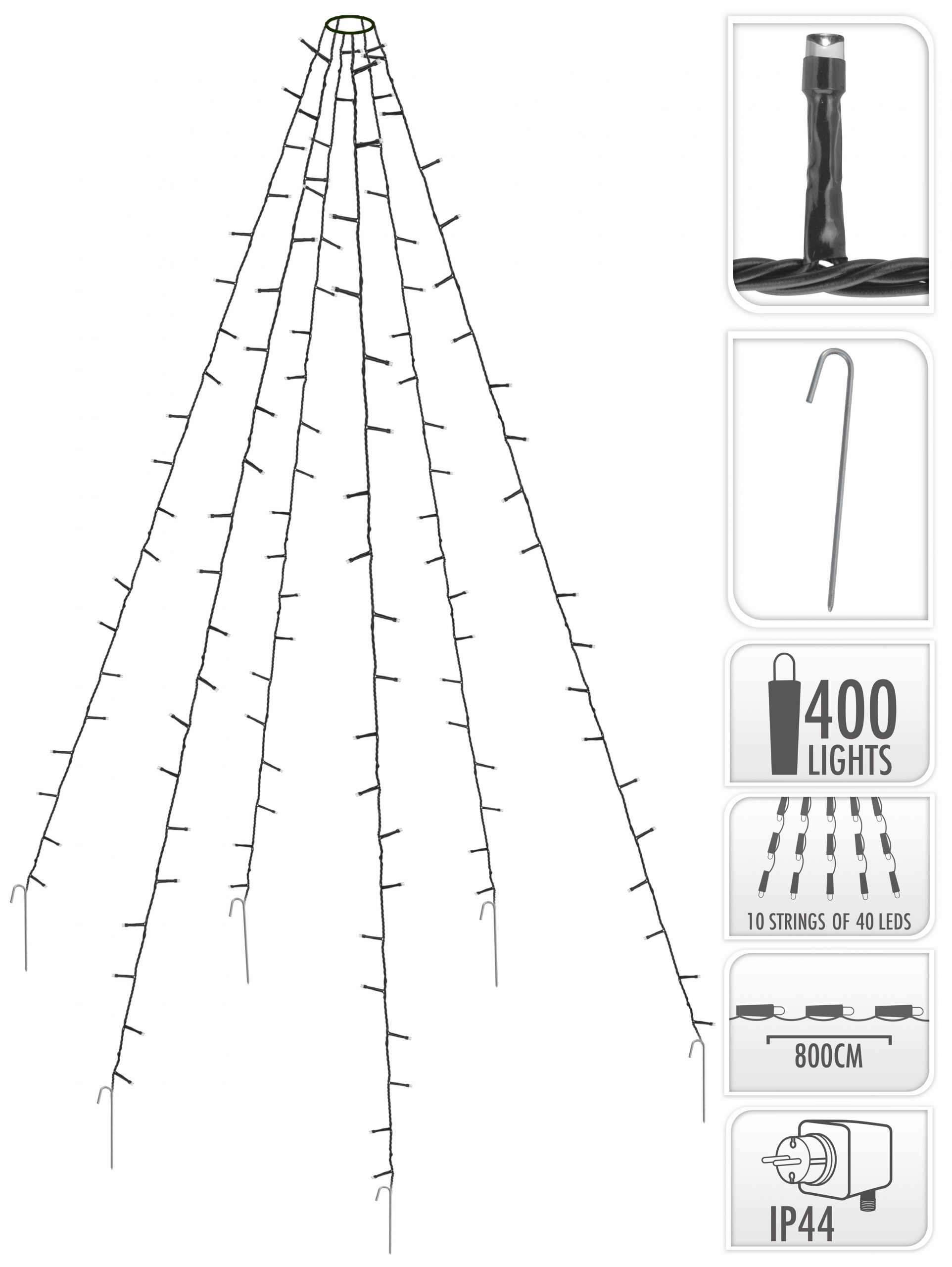 kerstverlichting-vlaggenmast