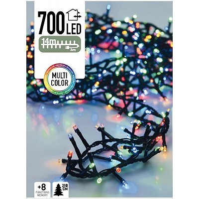 LED Clusterverlichting 700 LED Multi color 14 meter 1 LED Clusterverlichting 700 LED Multi color 14 meter