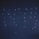IJspegel kerstverlichting 360 LED koud wit transparante kabel 12 meter - Luksus