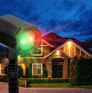 Laser kerstverlichting met stippen en sterren(3 standen) 11 laserprojecter kerstverlichting