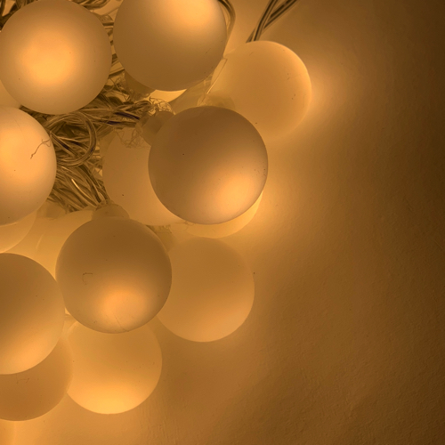 Kerstverlichting balletjes Warm Wit - 80 LED - 12 meter