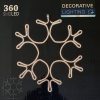 KERSTVERLICHTING decoratie sneeuwvlok wit 1