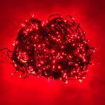 Kerstverlichting Rood met 8 lichtstanden - 320 LED - 32 meter