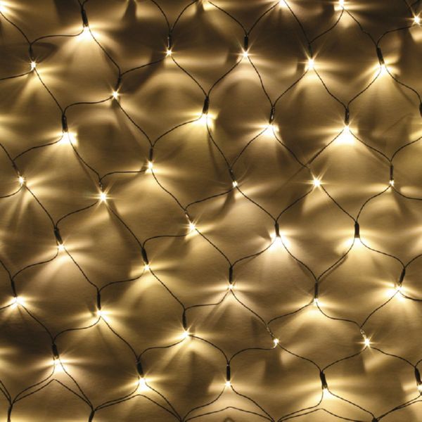 4 meter net kerstverlichting extra warm wit 320 LEDs – BASIC