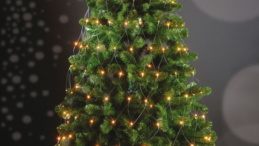 4 meter net kerstverlichting extra warm wit 320 LEDs – BASIC