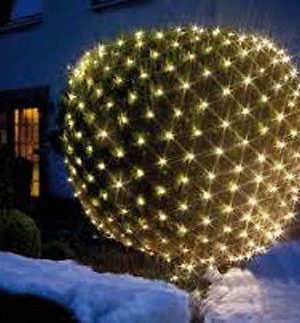 Buxus kerstverlichting 144 led warm wit 8 net kerstverlichting groot