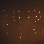 IJspegel kerstverlichting 7 meter 192 LED warm wit