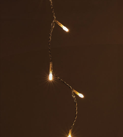 IJspegel kerstverlichting 7 meter 192 LED warm wit standaard - LUUME