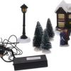kerstdorpje verlicht op batterijen kerstdorpje verlicht op batterijen