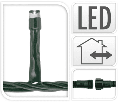 52,5 meter kerstverlichting extra warm wit 700 LEDs - BASIC