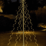 Vlaggenmast verlichting 780 cm 400 LED warm wit - LUKSUS