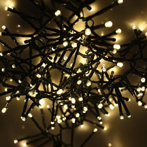 12 meter kerstverlichting extra warm wit 400 LEDs clusterverlichting- BASIC