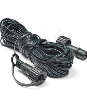 EXTRA: 5 meter - BASIC Koppelbare verlengkabel/stekker voor koppelbare kerstverlichting BASIC 20 5meter sroomkabel kerstverlichting