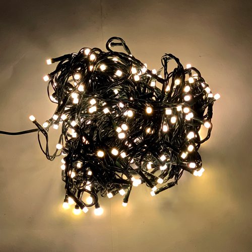 Kerstverlichting warm wit & multi color met 8 lichtstanden - 240 LED - 18 meter