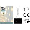 net kerstverlichting transparant warm wit