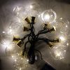 verlichting op batterij gloeilamp warm licht