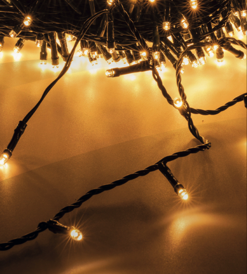 Kerstboomverlichting 50 meter 600 LED warm wit - 8 FUNCTIES - Luksus