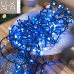 Kerstverlichting Blauw - 320 LED - 32 meter - 8 functies en memory - Luksus