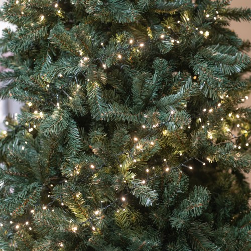 30 meter kerstverlichting extra warm wit 1000 LEDs clusterverlichting - BASIC
