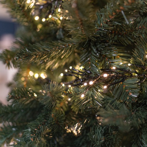 36 meter kerstverlichting extra warm wit 1200 LEDs clusterverlichting - BASIC
