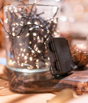 Kerstboomverlichting op batterij - 14,5 meter 192 LED warm wit met 8 functies & timer functie 4 Kerstverlichting batterij langdurig
