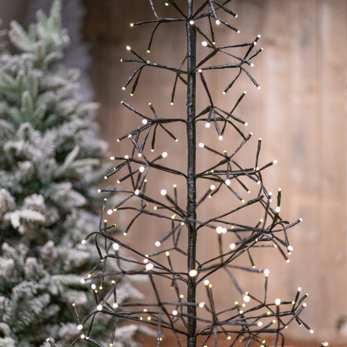 LED kerstboom figuur 280 LED warm wit 150cm hoog