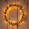 Kleine kerstkrans-verlichting Kleine kerstkrans verlichting