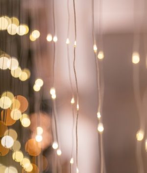 Gordijnverlichting 190cm x 190cm met witte leds - Luksus 15 Transparant gordijn kerst