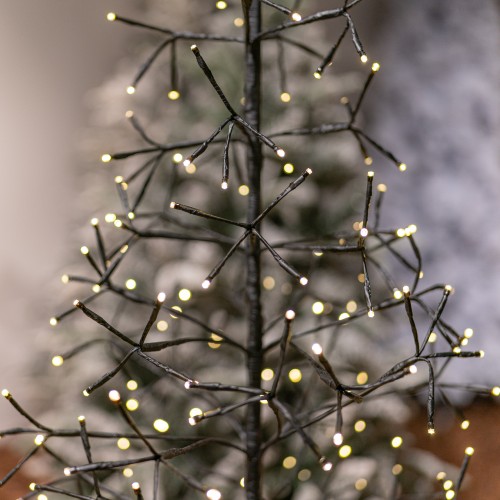 LED kerstboom figuur 280 LED warm wit 150cm hoog