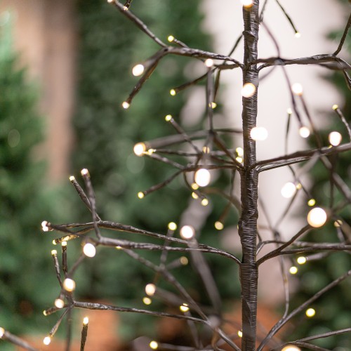LED kerstboom figuur 280 LED warm wit 150cm hoog