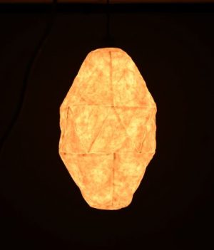 Hanglamp PATTHAR 006 Plato-1 35, 35, 50cm 4 goud gele hanglmap patthar bw
