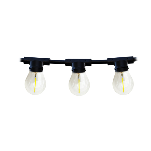 Koppelbare LED feestverlichting - 20 meter lang met 20 lichtpunten E27 prikkabel