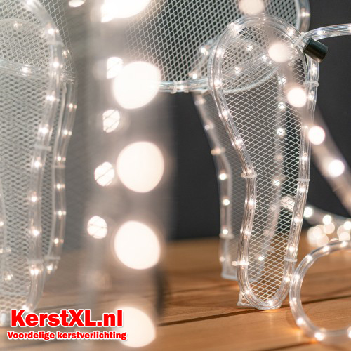 Rendier met arrenslee kerstverlichting - L - 504 led
