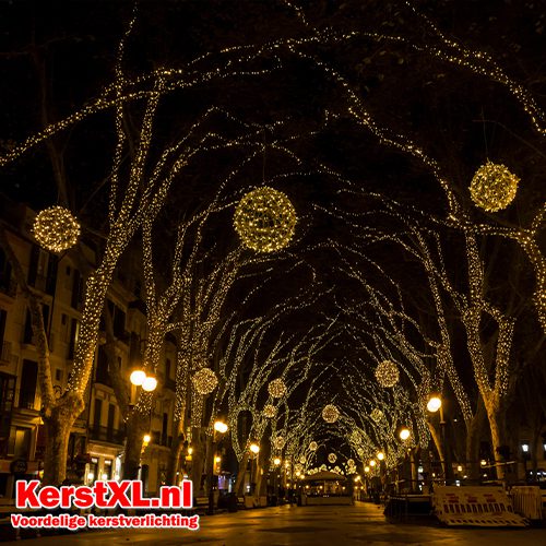 100 meter - kerstverlichting extra warm wit (amber) 1000 LEDs - PRO IP67 Waterdicht 6 Straatverlichting kertverlichting professioneel