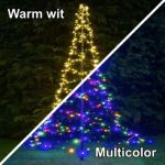Vlaggenmast verlichting 600cm 880 LED dual color warm wit en multi color in 1 - LUKSUS