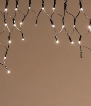 Gordijn kerstverlichting 3 meter warm wit 296 LED met flash/ twinkle functie - LUKSUS 9 IMG 0394 1