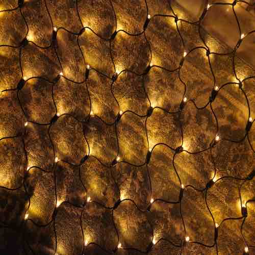 1,5m x 22m net kerstverlichting extra warm wit (amber) 2640 LEDs – PRO IP67