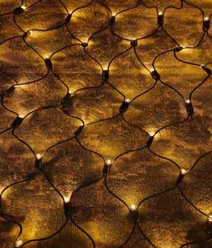1,5m x 30m net kerstverlichting extra warm wit (amber) 3600 LEDs – PRO IP67