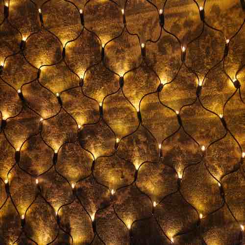 1,5m x 22m net kerstverlichting extra warm wit (amber) 2640 LEDs – PRO IP67